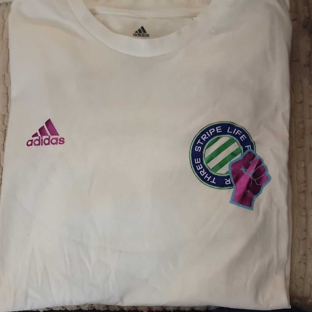 Adidas Men's Three Stripe Life Shirt